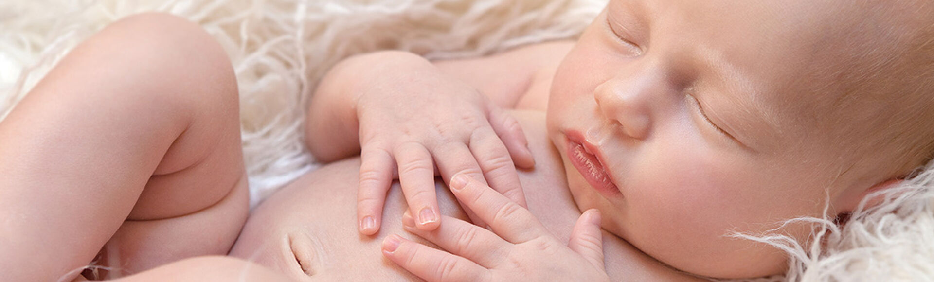Preparação cordão umbilical de um recém-nascido