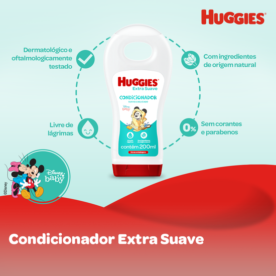 Condicionador Huggies Extra Suave - 200ml