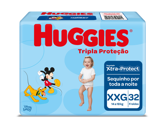 Fralda Huggies Tripla Proteção XXG - 22 fraldas